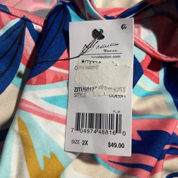 NWOT Colorful & Silky Tank 1X & 3X Available - Picture 8 of 9